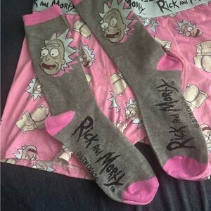 RICK and MORTY Boxer Briefs & Socks with Bonus Gift (SizeLarge)
